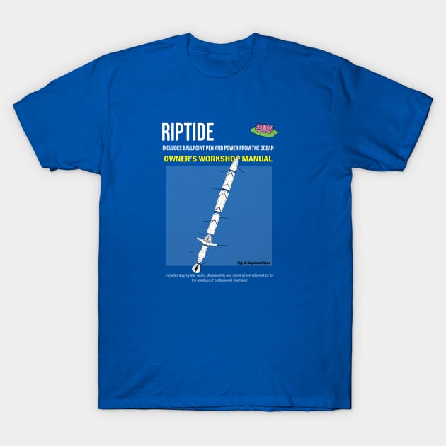 Riptide Manual T-Shirt by GarBear Designs